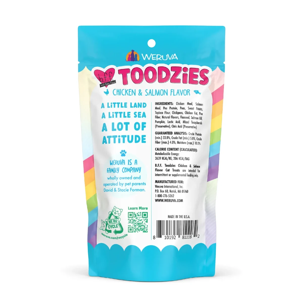 Crunchy Chicken & Salmon Cat Treats, 2 oz. - Image 3