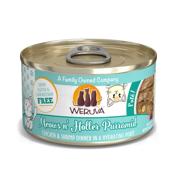 Meows n' Holler Purramid Chicken & Shrimp in a Hydrating Purée