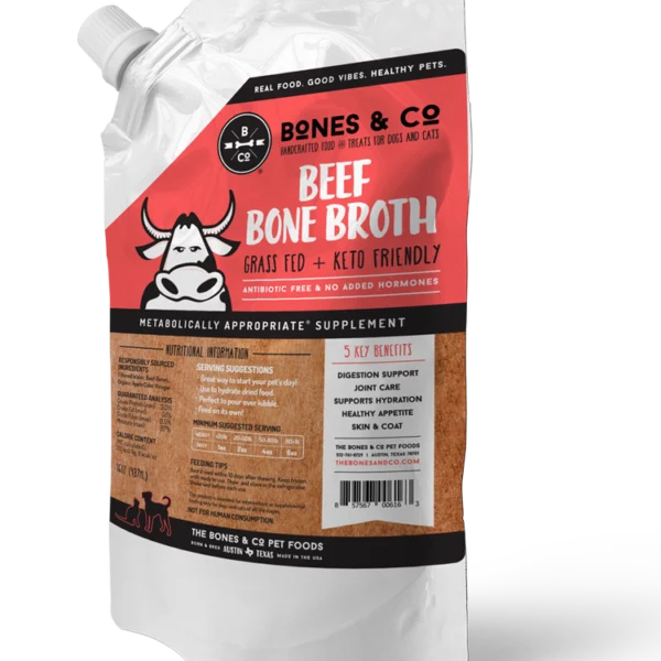 Bone Broth for Dogs and Cats | Collagen-Rich Hydration Support