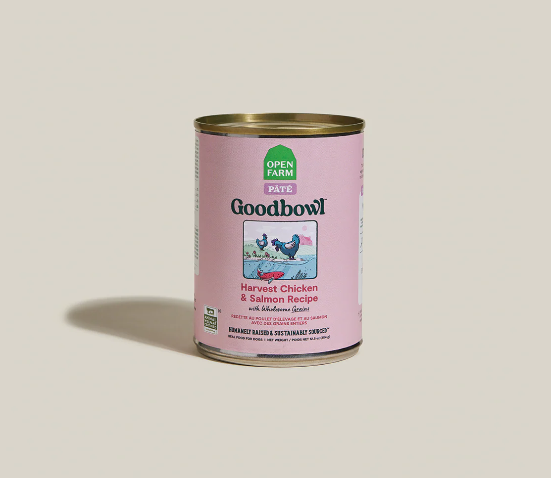 OFP-Dog-PDP_Gallery_01-Goodbowl_Pates-Chicken_Salmon_668x580_2b1c6c61-bd9c-4720-b65e-49cb2e8eb0ed Goodbowl™ Harvest Chicken & Salmon Pâté for Dogs - Image 1