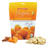 Organic Pumpkin Oven Baked Dog Treats 14oz