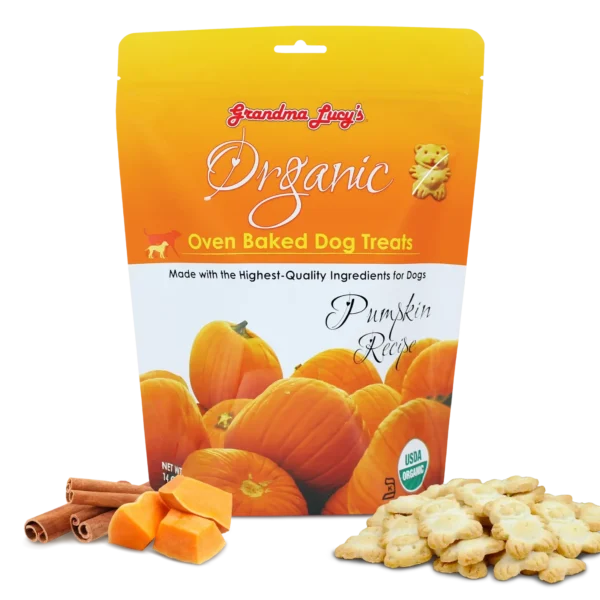 Organic Pumpkin Oven Baked Dog Treats 14oz