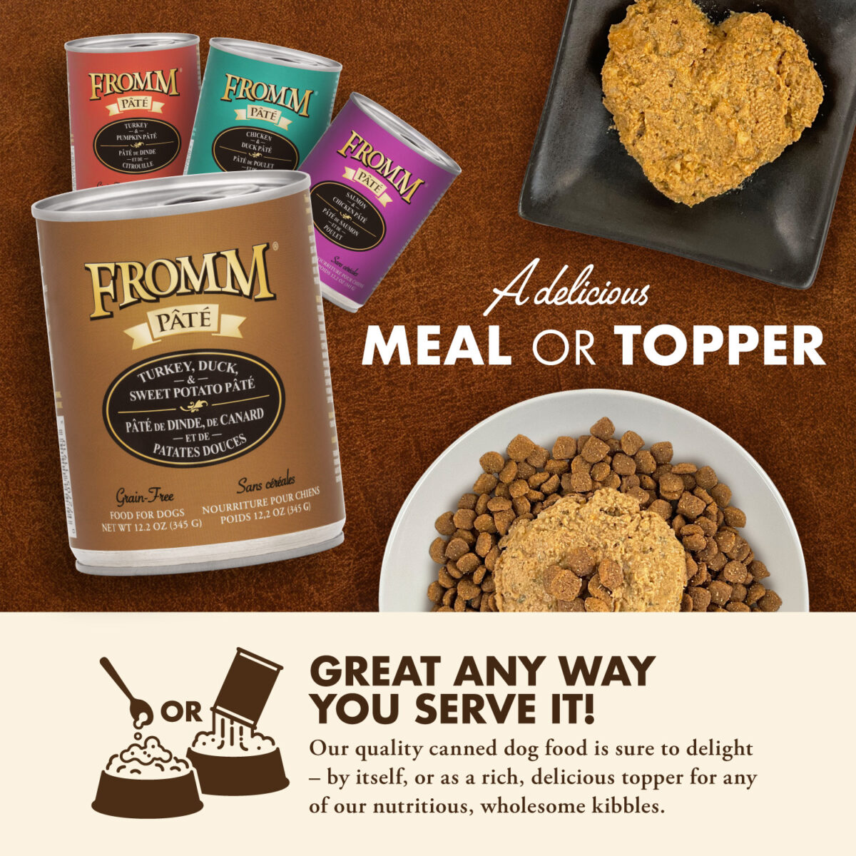 Fromm Pâté Turkey, Duck, & Sweet Potato Pâté Wet Dog Food - Image 6