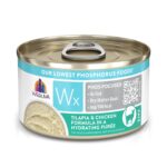 Wx Phos Focused Tilapia & Chicken Formula In A Hydrating Purée Wet Cat Food, 3-Oz
