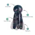 Pet Fringe Studio Summer Get a Grip Octopus Cat Toy - Image 2