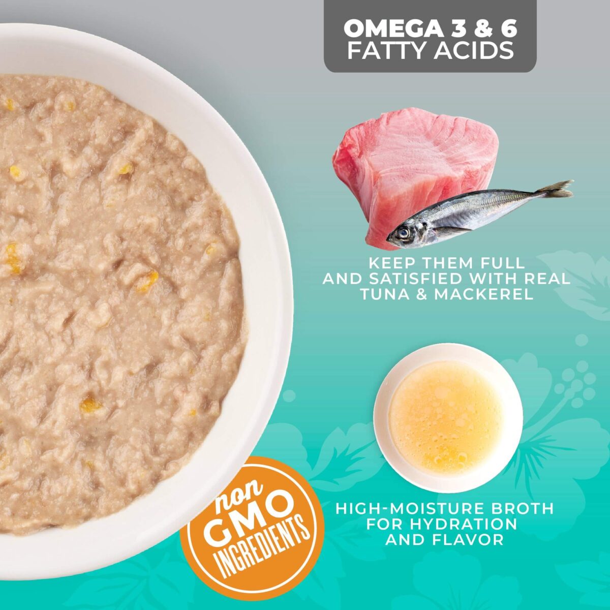 Silver™ Pâté: Tuna & Mackerel Recipe in Broth, 2.4 oz - Image 3
