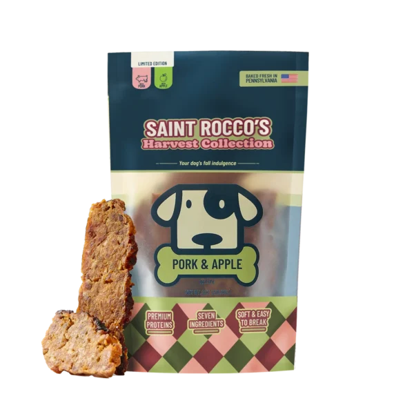 Saint Rocco's Pork and Apple Dog Treats