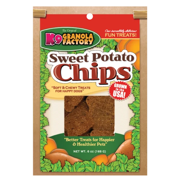 Sweet Potato Chips Dog Treats, 6oz
