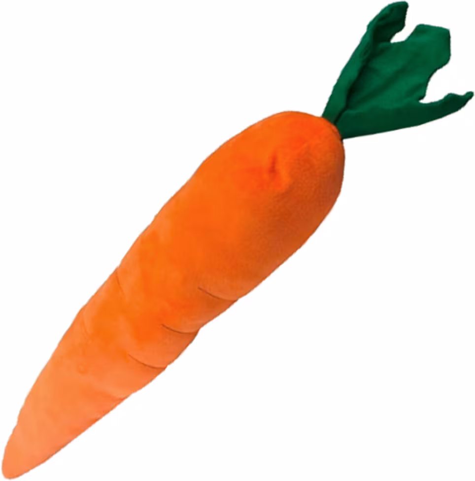 0679bb3f-83b5-7e53-8000-4dfda0c4f3ac._AC_SL1200_QL100_V1_ 29" Carrot Squeaky Plush Dog Toy - Image 1