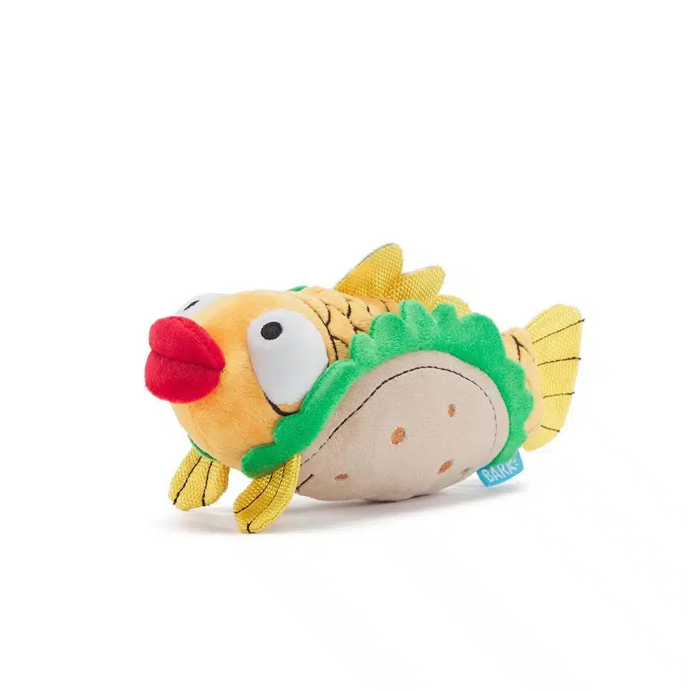 205941_Image839-158535_1512x Ernesto the Fish Taco Orange Plush Dog Toy Extra Small / Small - Image 1
