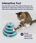 Catstages Chase Meowtain Cat Track Toy Blue - Image 4
