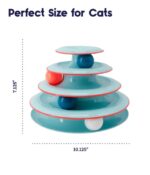 Catstages Chase Meowtain Cat Track Toy Blue - Image 5