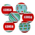 Holiday SqueakAir® Tennis Balls 6-pk Small