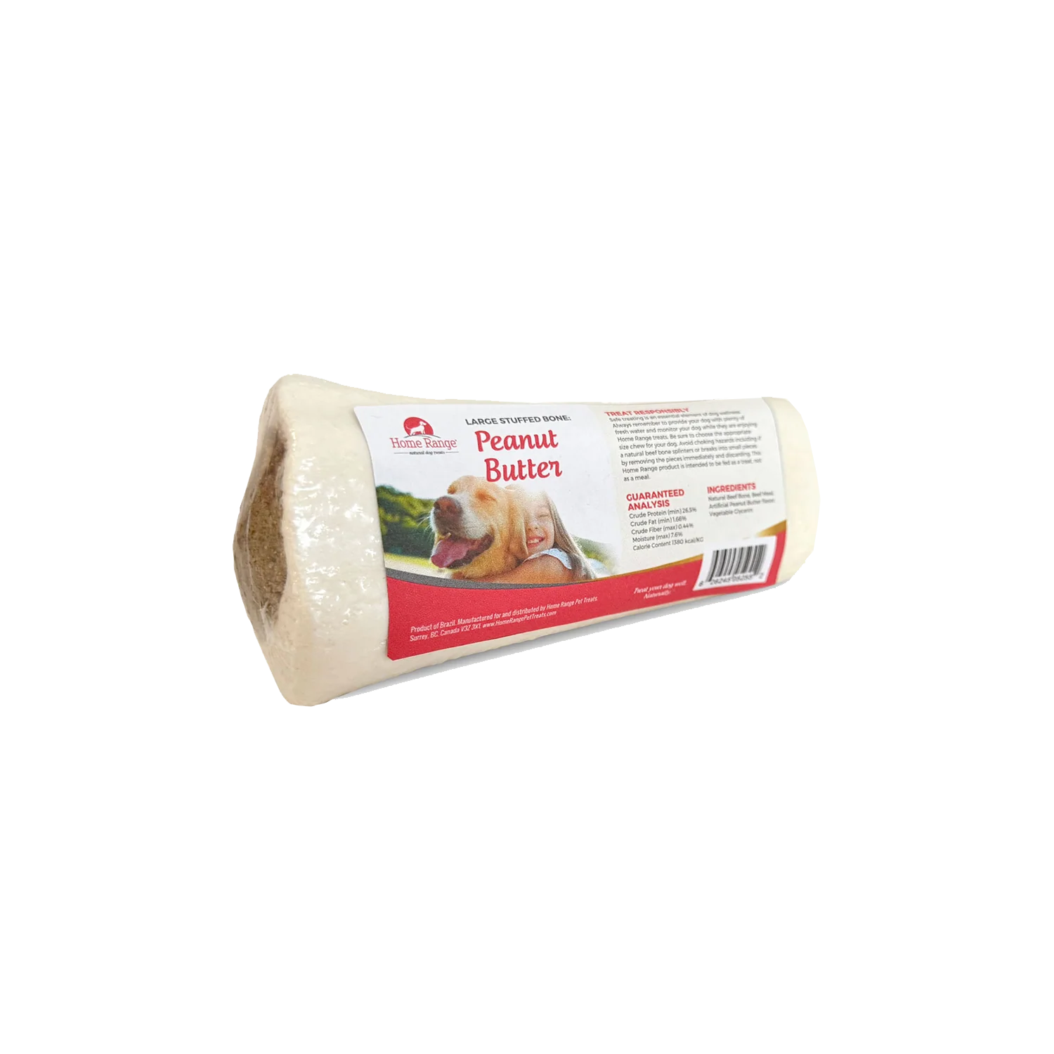 626245012853-HRB115-Large-Stuffed-Bone-Peanut-Butter_2000x Stuffed Bone - Peanut Butter - Image 1
