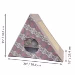 KONG® Play Spaces Zen Den, Multi-Sensory Foldable Cat Toy, for Scratching Batting and Hiding - Image 4