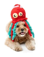 FuzzYard Holiday Jollyfish Plush Dog Toy - Image 2