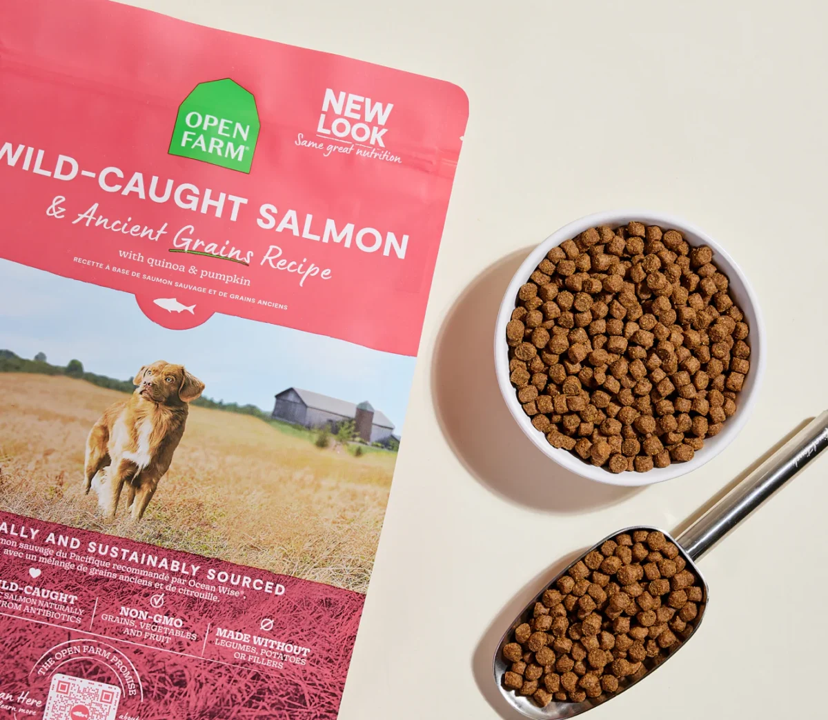 Wild-Caught Salmon & Ancient Grains Dog Kibble - Image 5