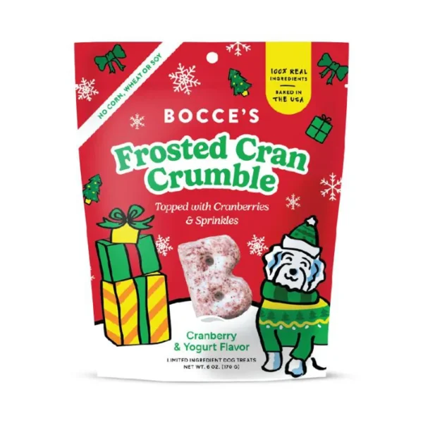 Frosted Cran Crumble, Soft & Chewy Dog Treats, 6oz